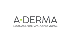 Logotipo A-Derma Laboratoire Dermatologique Végétal na Farmácia Correia Rosa.